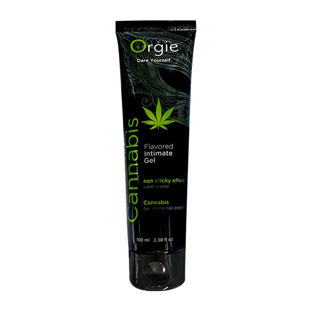 【ORGIE】LUBE TUBE CANNABIS 大麻籽油潤滑液 100ml(情趣用品.潤滑液)