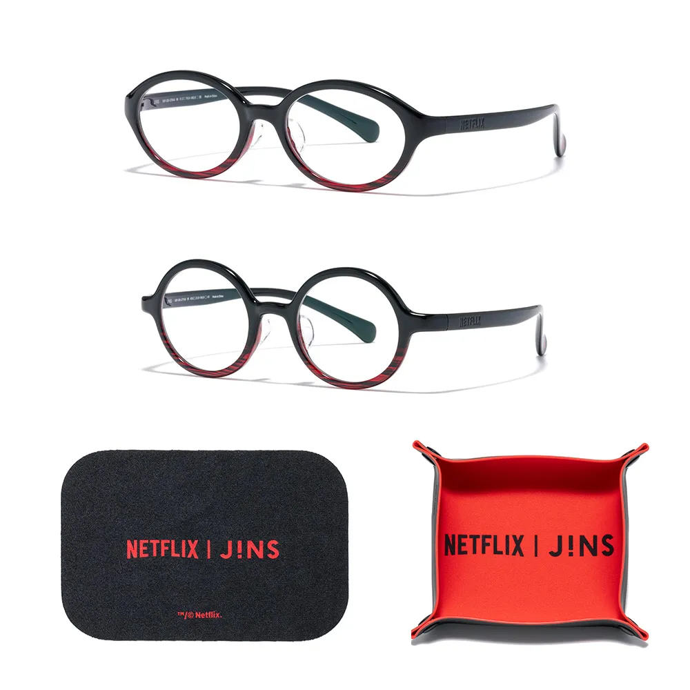 【JINS】HOME®× Netflix 聯名光學眼鏡系列-多款任選(UGF-25A-270/271)