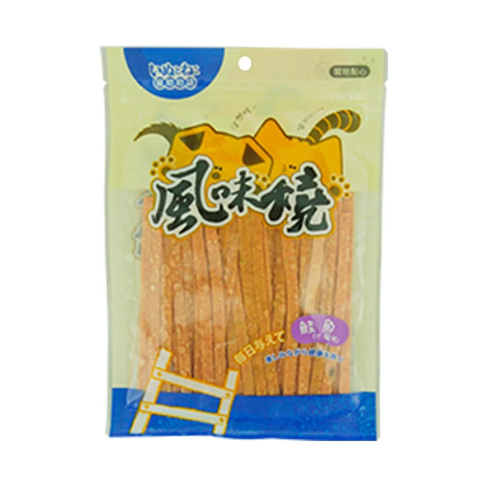 【寵物物語】風味燒-鮭魚絲40g 5包+ 風味燒-雞肉絲40g 5包(10包超值組-犬貓用)