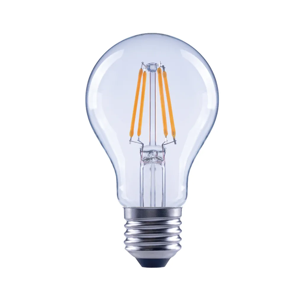 【Luxtek樂施達】買四送一  LED A60球型燈泡 全電壓 6.5W E27黃光 5入(燈絲燈 仿鎢絲燈 同9W LED燈)