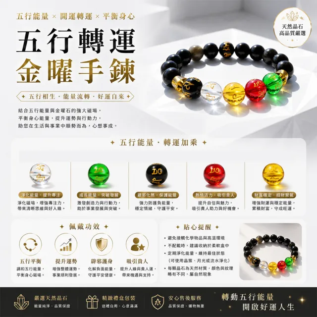 【林海陽】五行轉運金曜手鍊