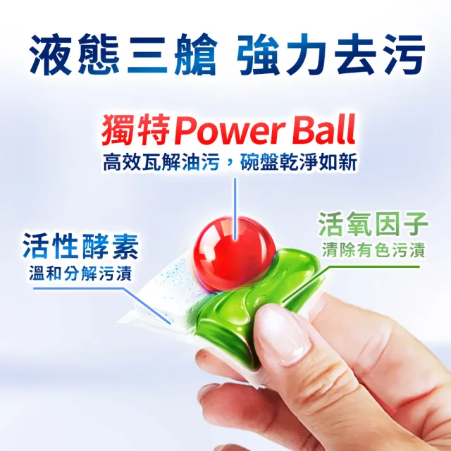 【finish 亮碟】零添加洗碗凝珠100顆(洗碗膠囊/奶瓶清潔/洗碗機專用洗劑)