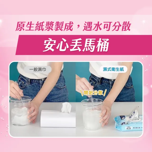 moPro會員專屬【Kleenex 舒潔】女性專用濕式衛生紙 40抽x12包