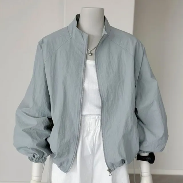 【巴黎精品】現貨+預購 防曬外套法式短版外套防曬衣夏季薄款上衣襯衫(薄款透氣防曬女外套7款t1a1no1 C)