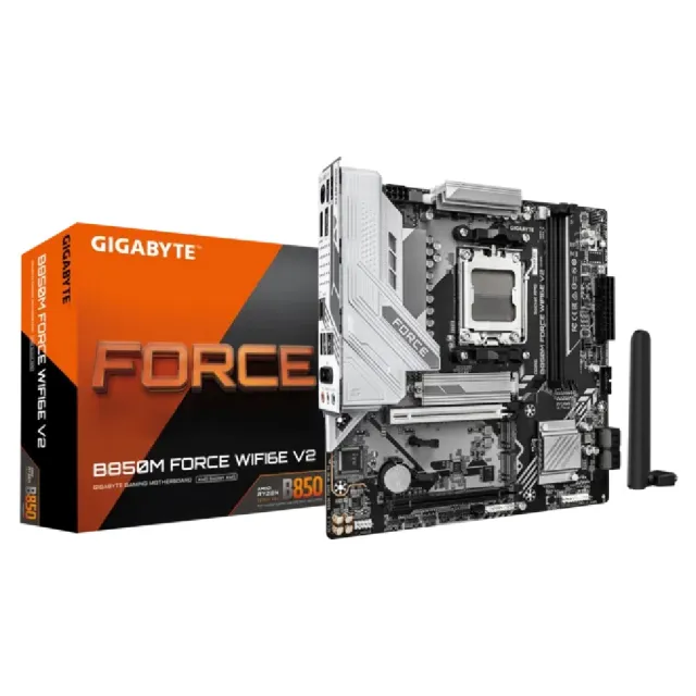 【技嘉】顯卡+主機板組★GeForce RTX 5060 WINDFORCE MAX OC 8G 顯示卡+B850M FORCE WF6E V2 AMD 主機板