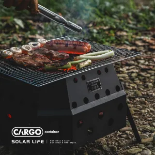 【Cargo】焚火台 露營焚火台 不鏽鋼火爐 戶外營火 摺疊柴火爐 木柴取暖爐