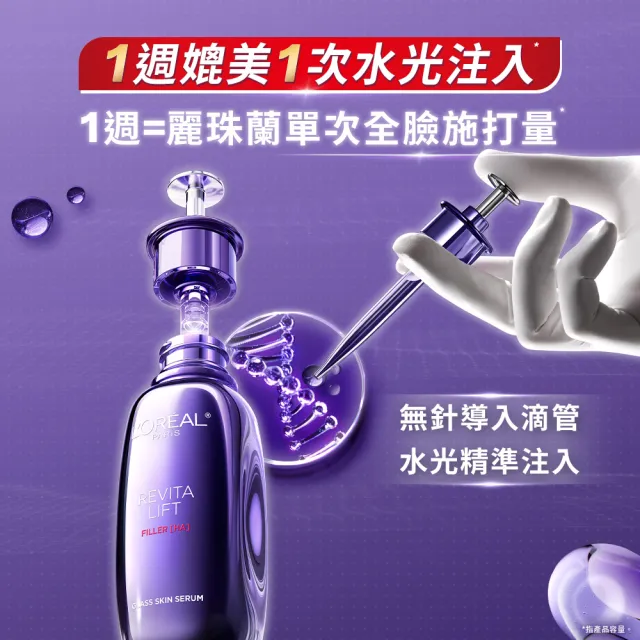 【L’OREAL Paris 巴黎萊雅】超水光P.D.R.N修護精華 30ml(修護/保濕/PDRN)