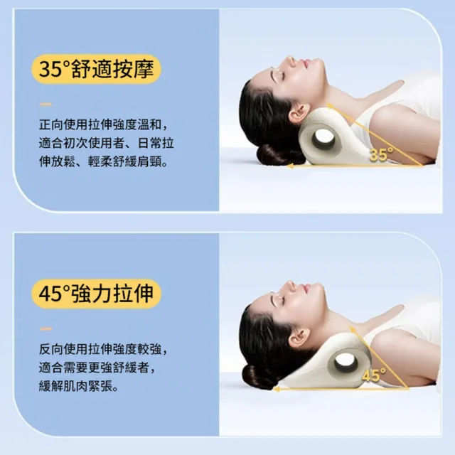 【QLZHS】W型頸椎按摩枕 護頸枕 凸點指壓肩頸按摩器 頸部舒緩枕 頸椎牽引器 天鵝頸睡眠枕 拉伸器