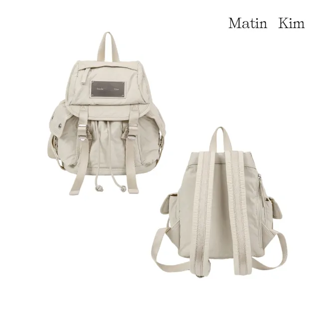 【MATIN KIM】官方旗艦 多口袋實用小型後背包(多款任選)