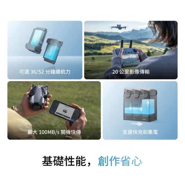 【DJI】Mini 5 Pro帶屏組暢飛套裝DJI RC2 空拍機/無人機 一英吋大底(聯強國際貨)