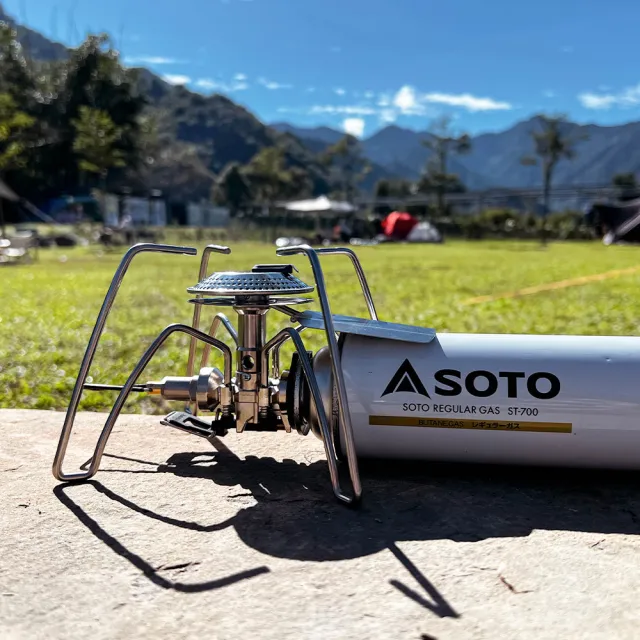 【SOTO】穩壓輕便型蜘蛛爐 ST-340 附收納袋(大火口3.3kW 露營瓦斯迷你爐)