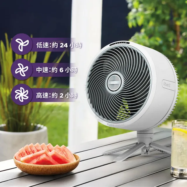 【Shark】FlexBreeze FA221 盛夏室內外2用無線DC靜音電風扇(立扇 桌扇 充電風扇 循環扇 露營 戶外)