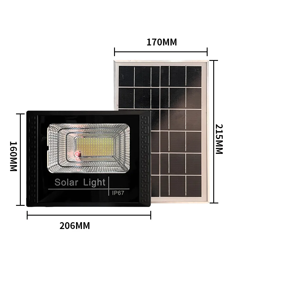 【IDREES 伊德萊斯】200W 太陽能感應燈(太陽能工業照明燈 戶外太陽能路燈 遙控光控感應 免佈線 免安裝)