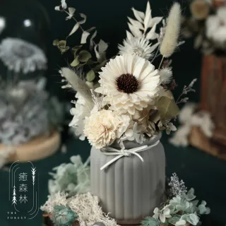 【The Forest 癒森林】冷衫秘境灰谷森林擴香花禮贈5ml香氛油(永生花/盆花/送禮自用/開幕升遷生日/居家擺飾)