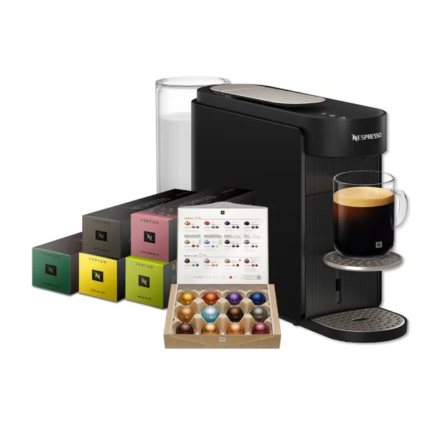 【Nespresso】Vertuo UP膠囊咖啡機_多色任選 入厝 全自動咖啡機(晨間美式50顆組)