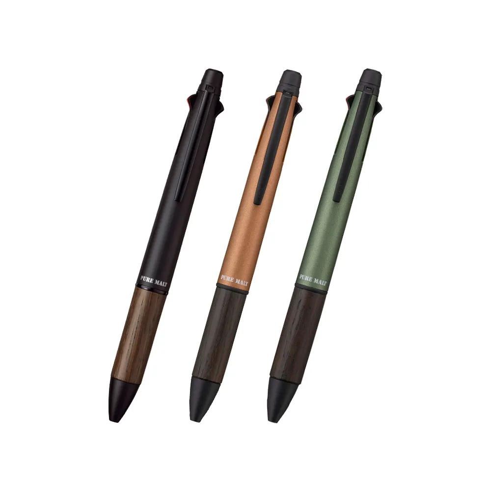 【uni】JETSTREAM 4+1橡木握把多機能溜溜筆 MSXE5-2005 (0.5/0.7mm)