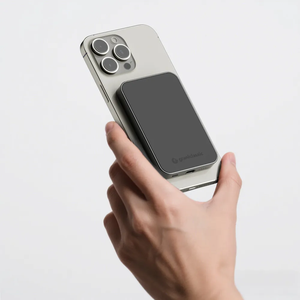 【grantclassic】穩如鈦山 TITANSHIELD MagSafe 固態行動電源 5000mAh (五合一 官方直營)