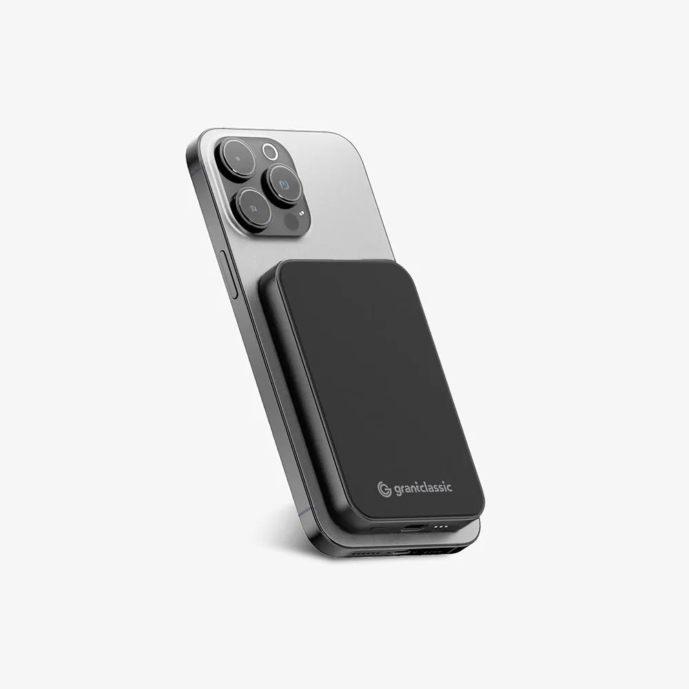 【grantclassic】5000mAh 穩如鈦山 TITANSHIELD 防爆固態行動電源(行充 磁吸無線充)