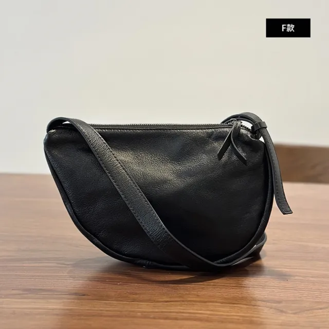 【巴黎精品】現貨+預購 真牛皮斜背包真皮革單肩小包肩背包(簡約休閒側背女包包3款a1mk12 B)