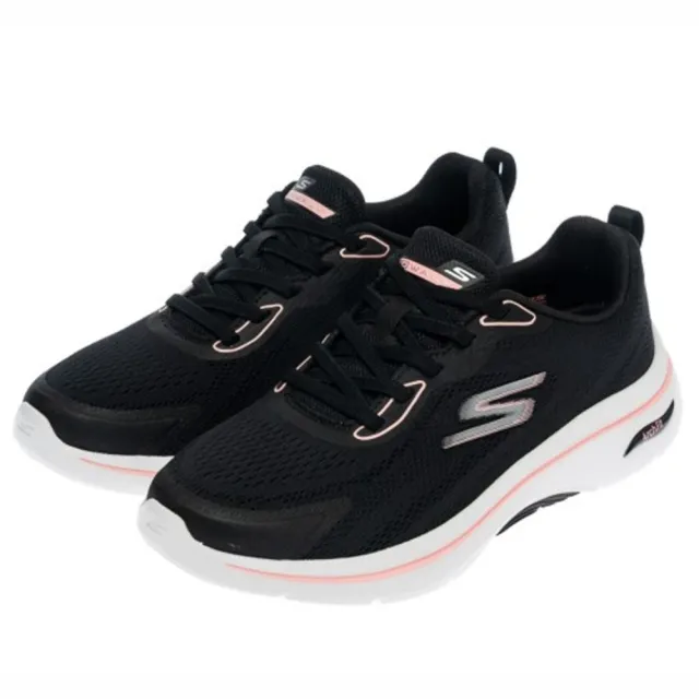 【SKECHERS】Go Walk Arch Fit 2.0 女 健走鞋 寬楦 黑(125346WBKPK)