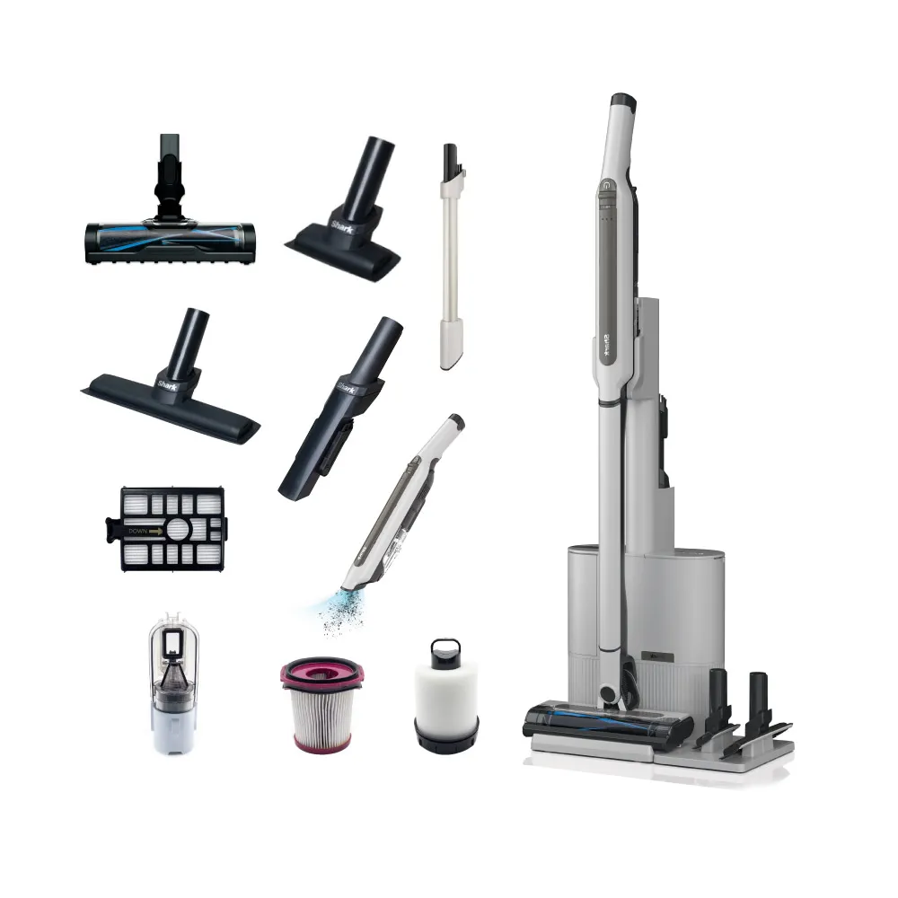【Shark】限量A級福利品CS150 EVOPOWER Std+自動集塵無線吸塵器(輕量 抗纏結 HEPA濾網 寵物毛 車用 手持)