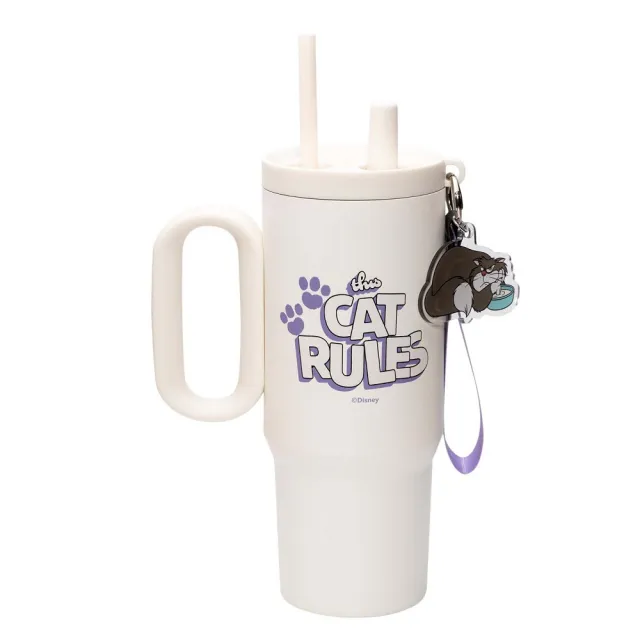 【Beast Kingdom 野獸國】迪士尼 魯斯佛 隨行保溫杯 770ml (附吊飾)