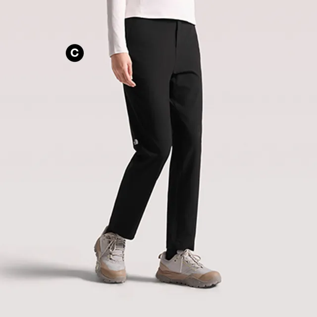 【The North Face】男女款DWR防潑水戶外徒步機能休閒褲(多款任選)