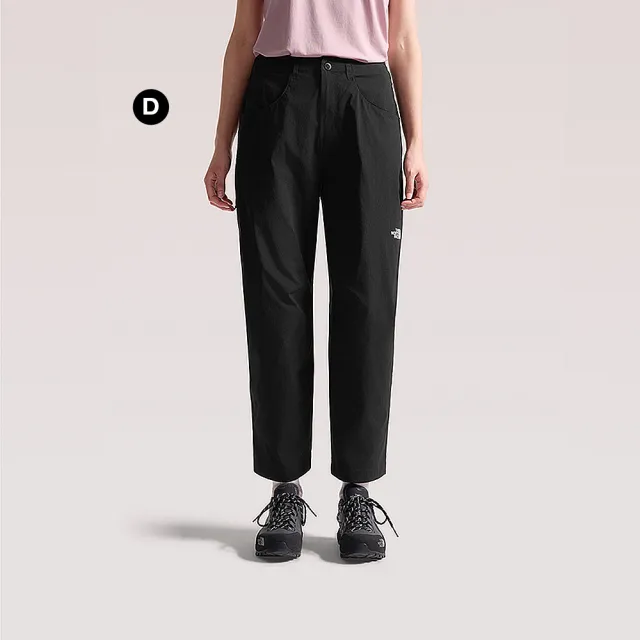 【The North Face】男女款DWR防潑水戶外徒步機能休閒長褲(多款任選)