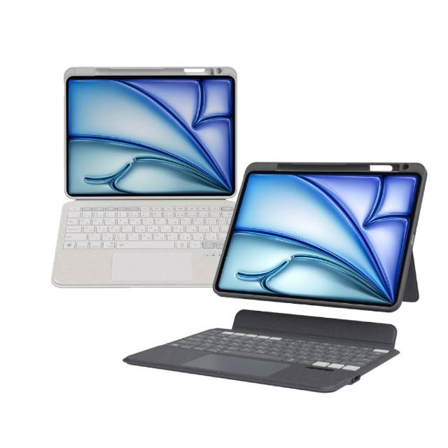 【eiP】Magnetix 2 iPad鍵盤 磁吸可拆式藍牙鍵盤(Air M2/M3/M4 13吋、Pro 12.9吋 巧控鍵盤 iPad保護殼)