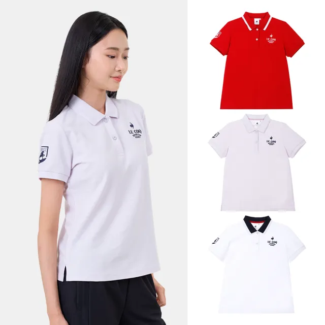 【LE COQ SPORTIF 公雞】吸排短袖POLO衫 男女款 4色 LWY21041_LWY22041