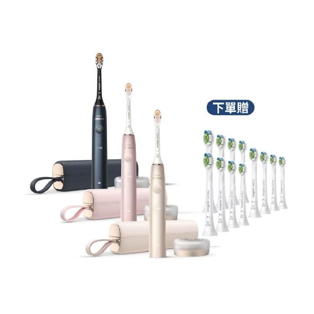 【Philips 飛利浦】HX9996 Sonicare 9900尊榮AI音波牙刷 2入組 (3色任選/SenseIQ/官方直營)
