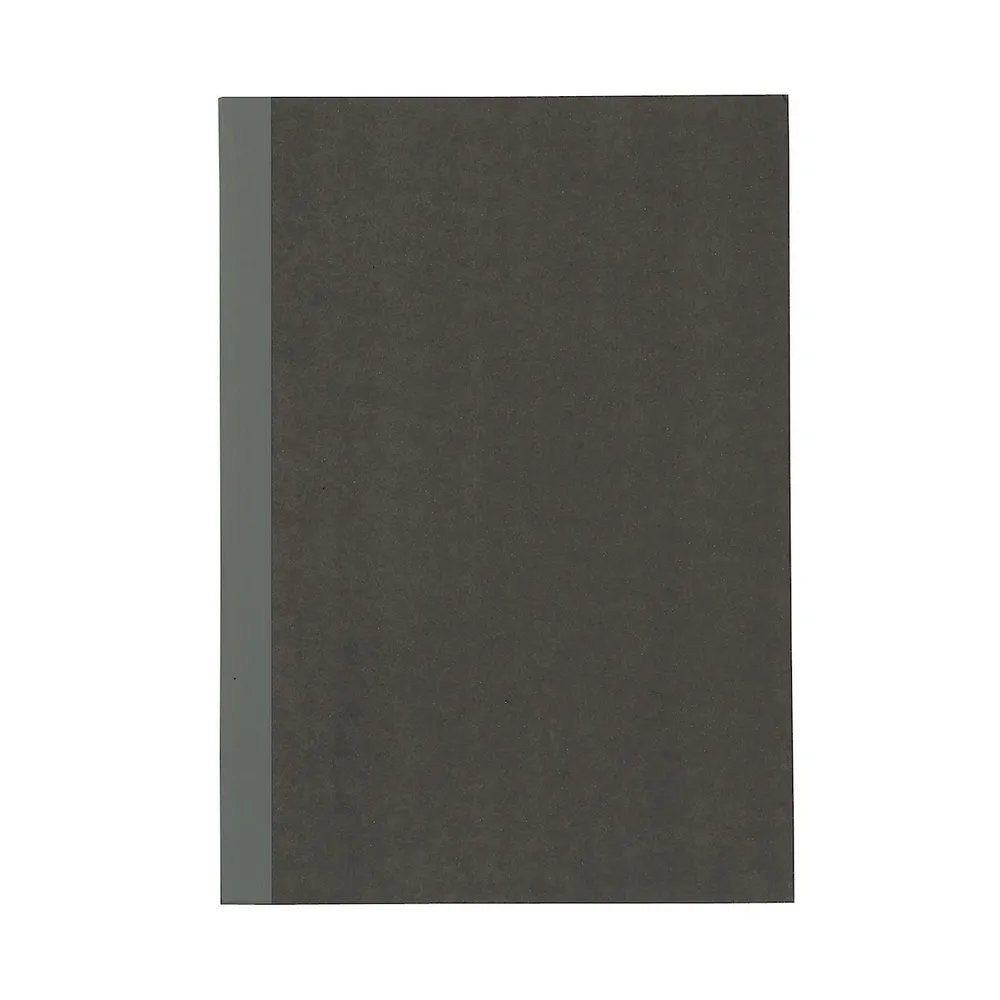 【MUJI 無印良品】筆記本/5mm方格/.線裝/30張.B5.深灰
