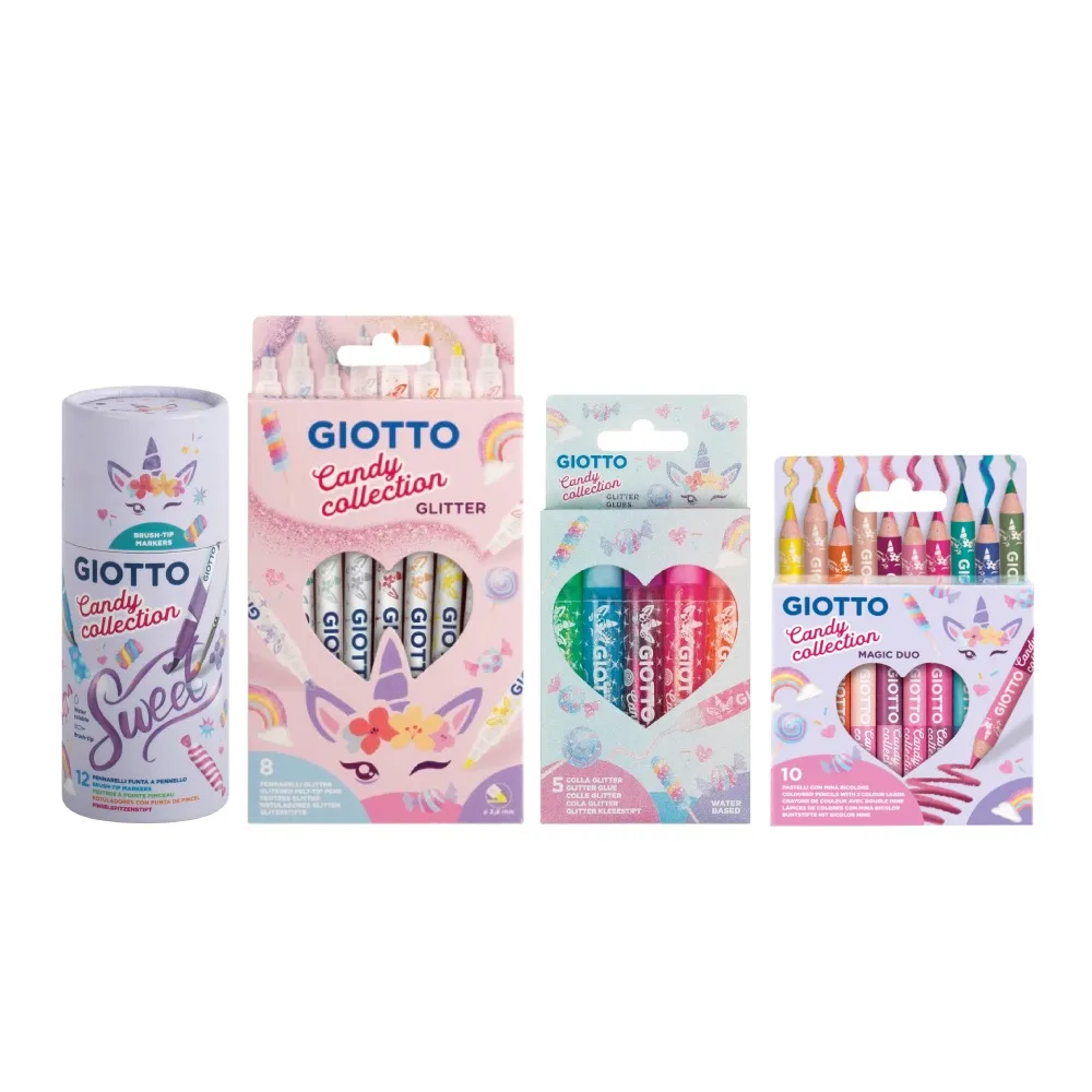 【GIOTTO】糖果系彩繪文具組(文具組 繪畫筆 彩繪筆)