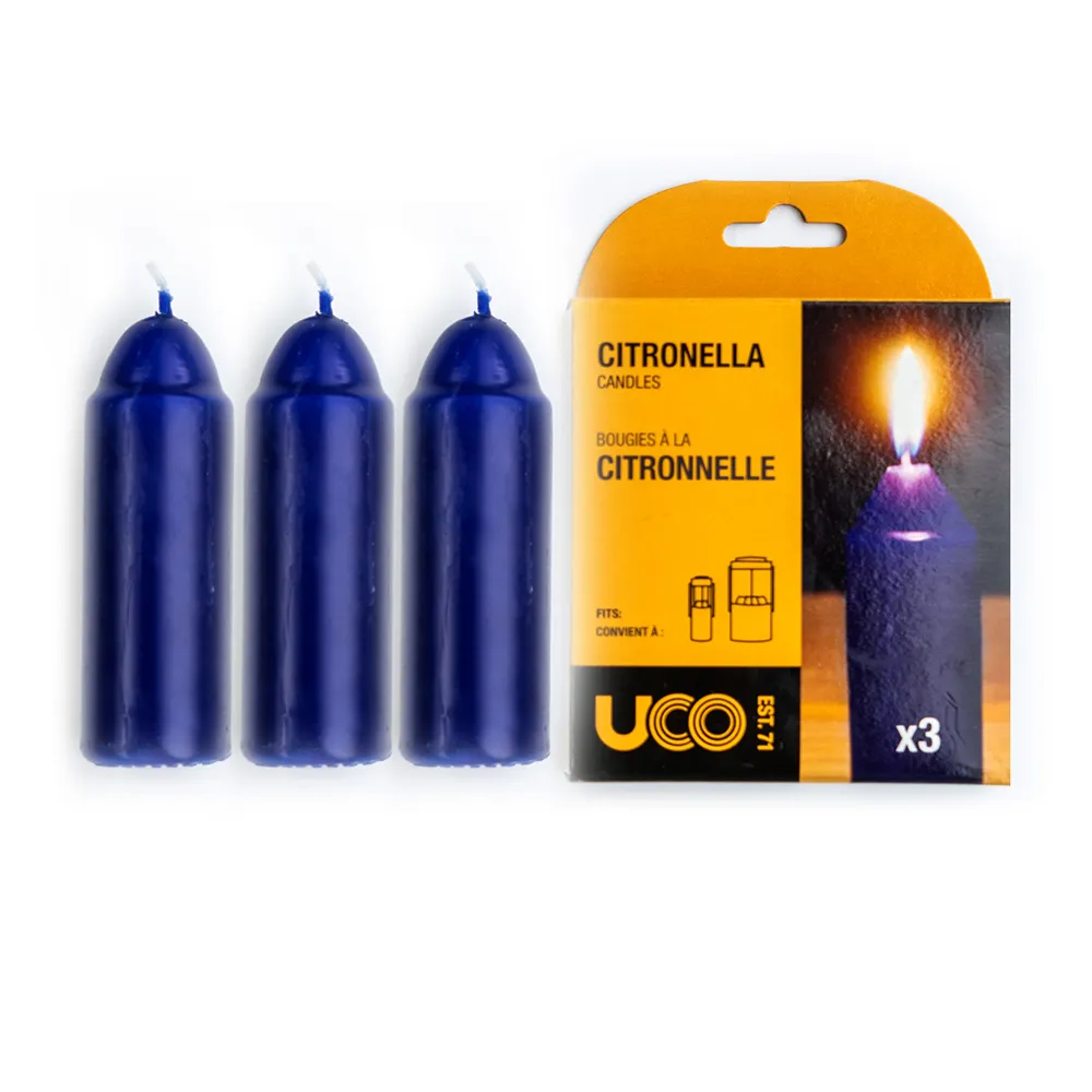【UCO】燭燈蠟燭3入組 蠟燭營燈補充包 香茅CITRONELLA 9-HOUR CANDLES(露營燭燈 蜜蠟蠟燭 露營燭台燈)