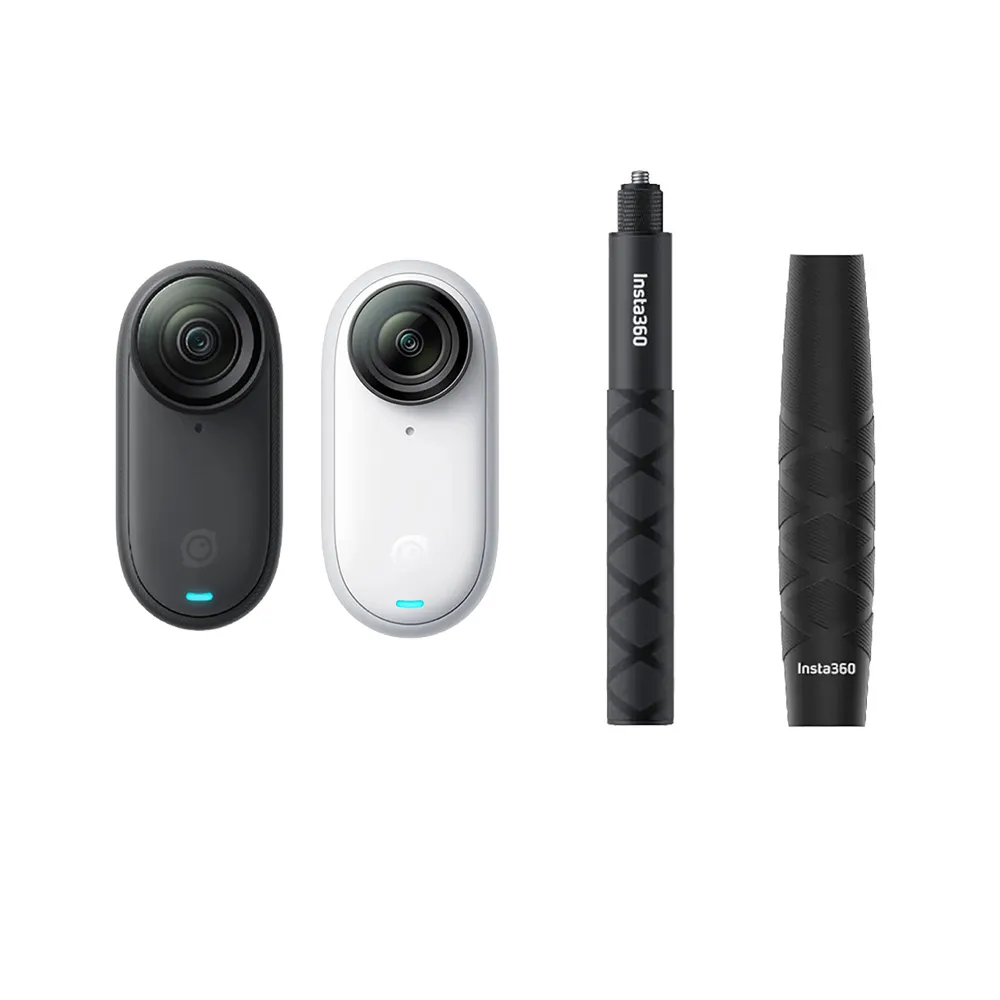 【Insta360】GO 3S 防抖相機 85cm隱形自拍棒組 128GB標準版(公司貨)