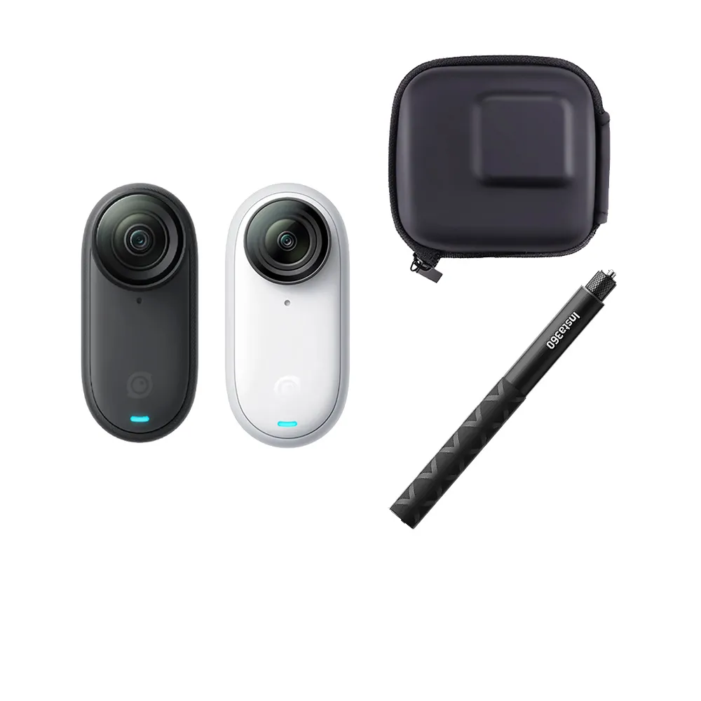【Insta360】GO 3S 防抖相機 單機包+自拍棒組 128GB標準版(公司貨)