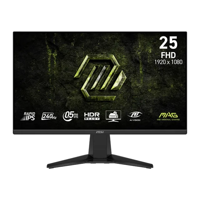 【MSI 微星】5入組★MAG 255F X24 25型 IPS FHD 240Hz 電競螢幕(0.5ms/HDR)