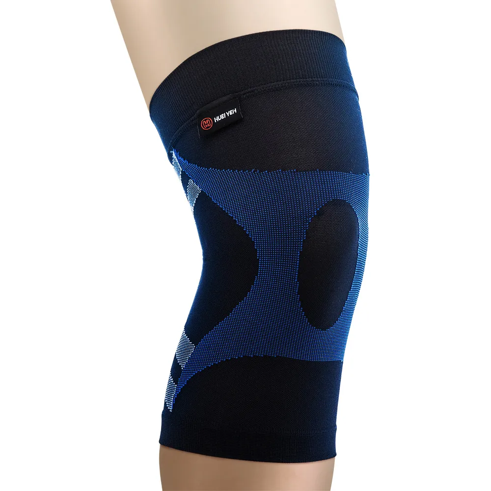 【輝葉】Protection漸壓運動薄護膝/壓縮腿套 HY-9918(2入 /咖啡紗/除臭速乾/慢跑/籃球適合)(父親節禮物)