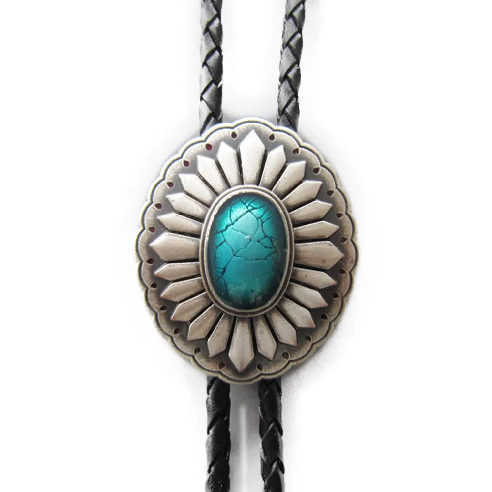 【米蘭精品】現貨+預購 Bolo tie波洛領帶(鍍古銀冷琺琅經典西部紋飾美式領帶男配件74gx34)