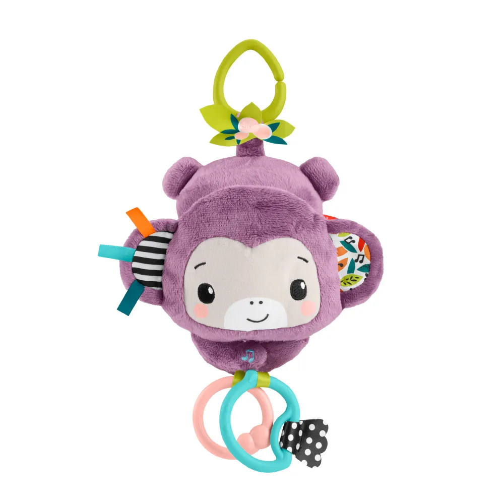 【Fisher price 費雪】歌唱感官紫色猴子(寶寶安撫/嬰兒玩具/彌月禮/新生兒)