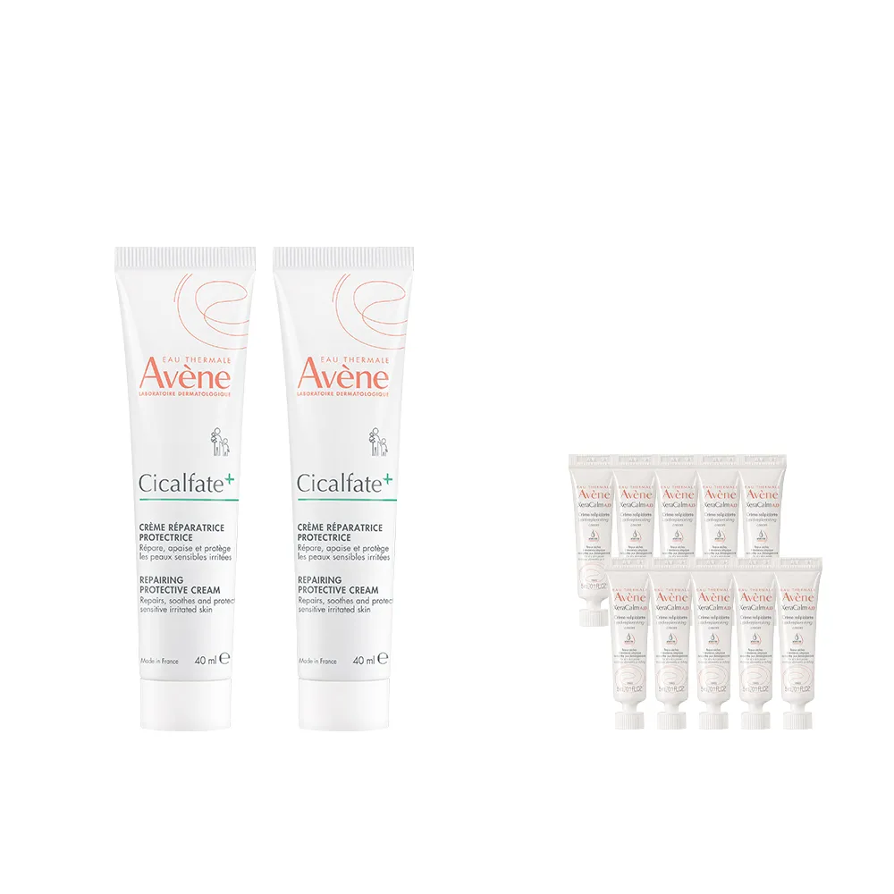 【Avene 雅漾】官方直營 Cica修復霜40ml 2入組(萬用霜)