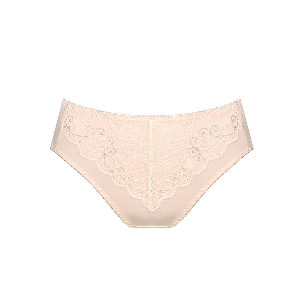 【曼黛瑪璉】包覆提托經典 中腰三角內褲 M-XXL(亮金膚)