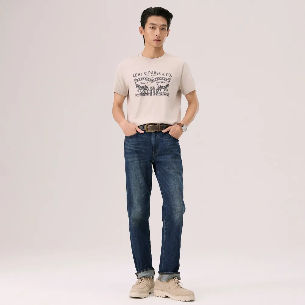 【LEVIS】514 低腰 合身直筒牛仔褲 涼感牛仔褲 Cool 系列 男生牛仔褲 人氣新品 00514-2077