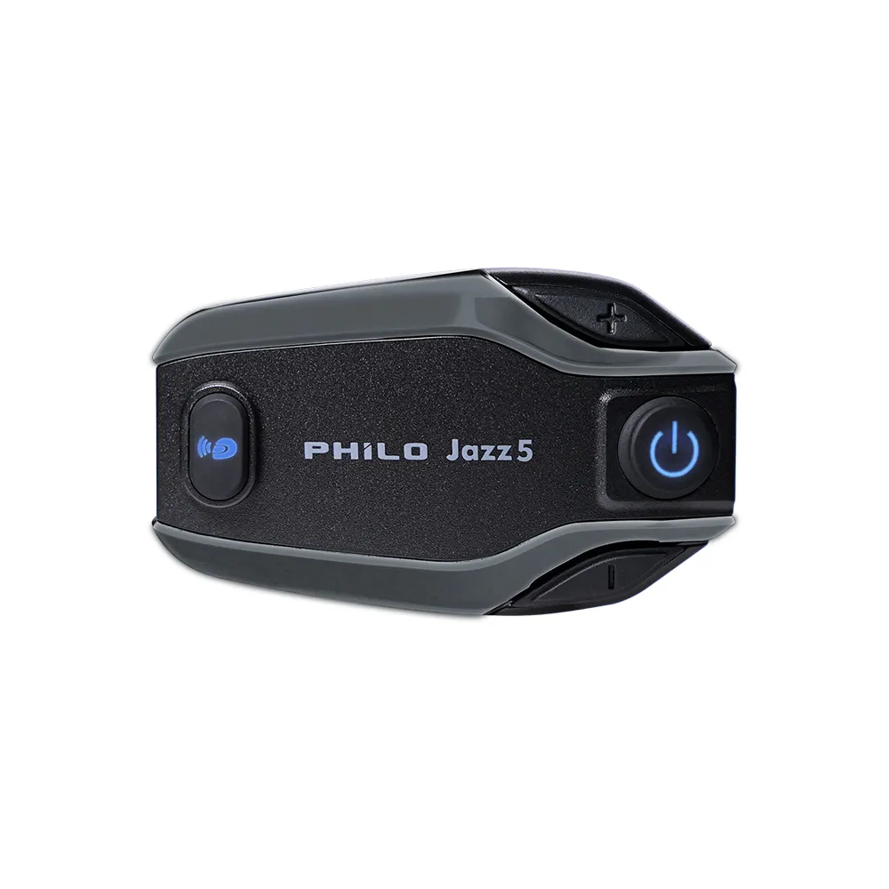 【Philo 飛樂】4入組 Jazz5 全混音長距離 安全帽藍芽耳機 (藍芽耳機/無限藍芽耳機 /安全帽)