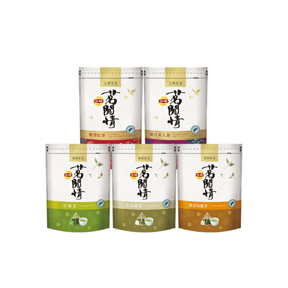 【立頓】立頓 茗閒情台灣茶茶包8袋組（共288入；口味任選 茶包 綠茶 紅茶 烏龍茶 東方美人茶）