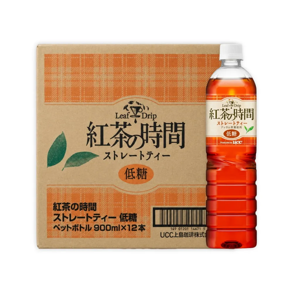 【UCC】紅茶の時間 低糖900ml x12入(茶香濃郁不苦澀 日本原裝進口)