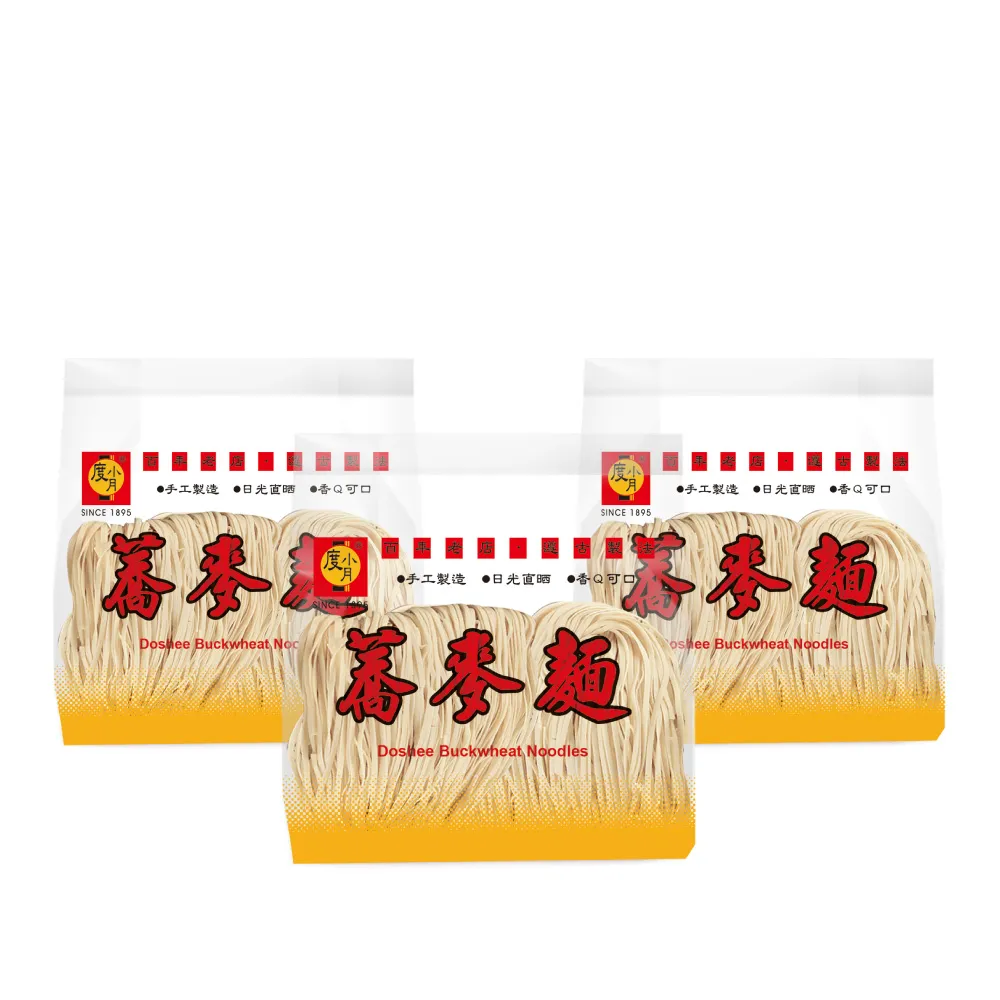 【度小月】蕎麥麵(10片/500gx3包)（中元普渡）
