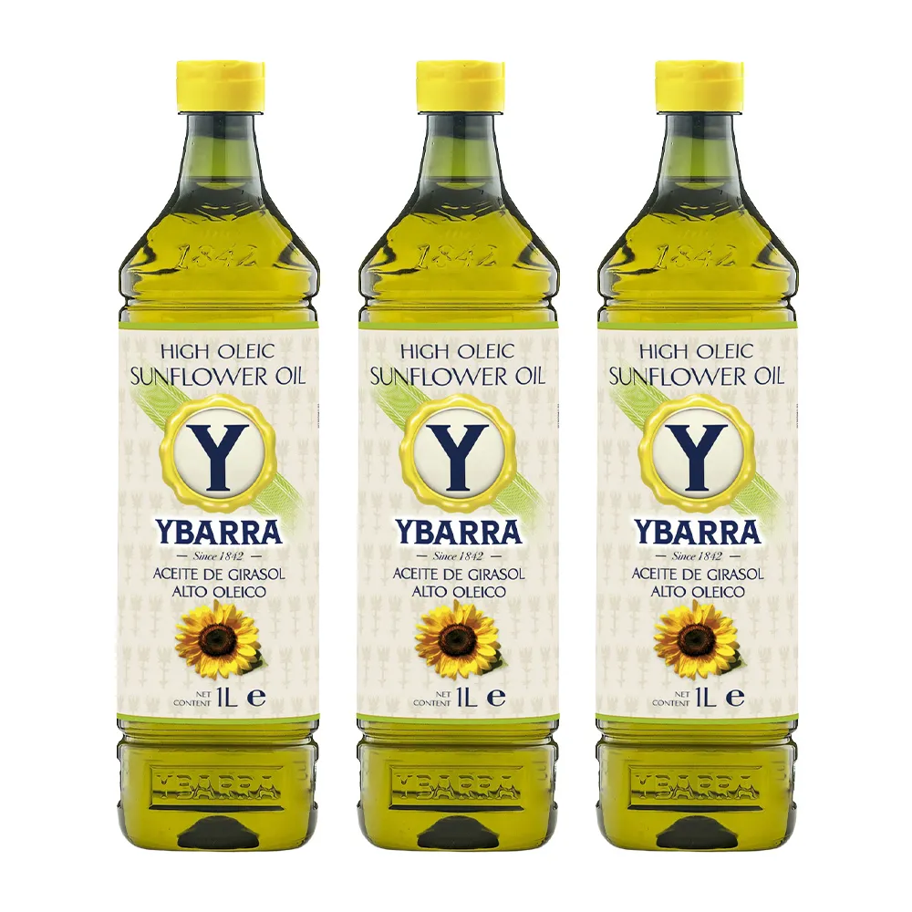 【YBARRA】小清新 高油酸葵花籽油 (1000mlx3瓶 PET食品級裝)