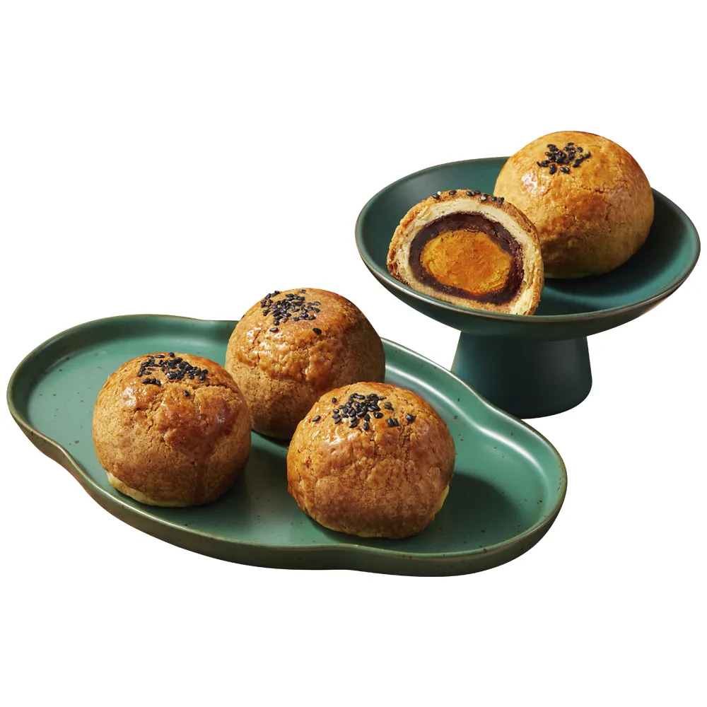 【喜來登】桃喜黃金菠蘿蛋黃酥禮盒x5盒(中秋月餅/蛋奶素/禮盒．賞星鮮嚴選)