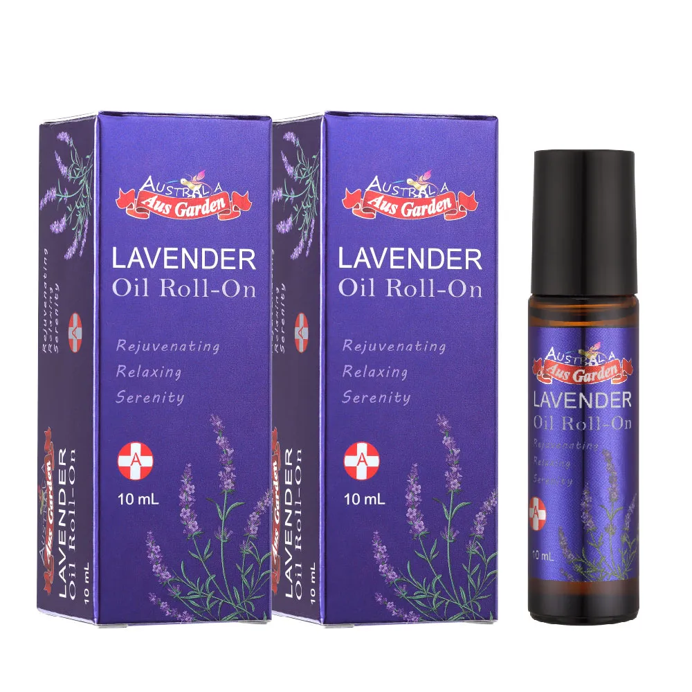 【Ausgarden 澳維花園】薰衣草精油滾珠10mlX3(薰衣草身心同調 安享甜美精緻生活)